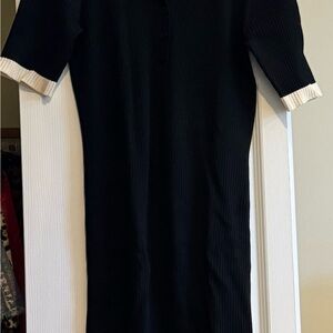 Lauren Ralph Lauren Black Dress with White Accents